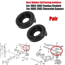 For 1993-02 Chevrolet Camaro Pontiac Firebird Rear Rubber Coil Spring Isolators