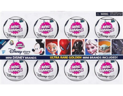 5 Surprise Mini Brands! Disney Store Edition Series 1  8-Pack