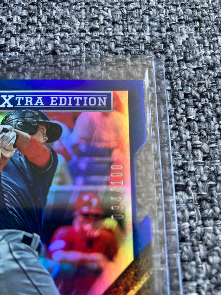 Brett Phillips Milwaukee Panini Status Blue Die Cut Numbered /100 Card - Image 2 of 2
