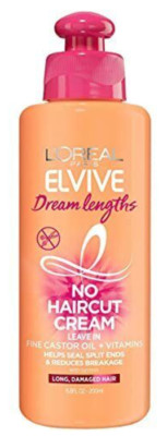 L Oreal Paris Elvive Dream Lengths No Haircut Cream Leave in Conditioner New