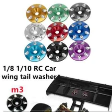 Wing Mounting Tail Washer M3 Screw Gasket For 1/10 1/8 RC Car Off Road Buggy 