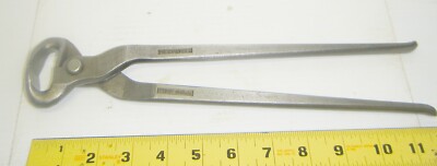 Vintge Diamond Tool & Horseshoe Co. 12  Nipper, Farrier, Blacksmith tool No. 32