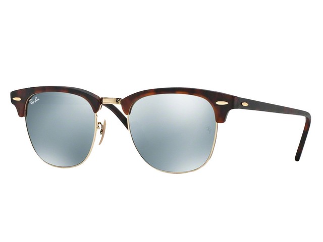 Ray-ban sole Clubmaster 3016 114530 opaco Tartaruga Argento Flash Specchio  L | Acquisti Online su eBay