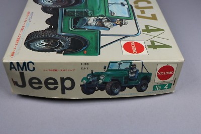 ZF1337 Nichimo 1/20 maquette voiture MC-2026 No. 4 Jeep CJ-7 4x4 AMC