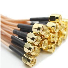 5-50Pcs RG316 SMA male plug to SMA male plug Lot RF Pigtail Coax Jumper Cable