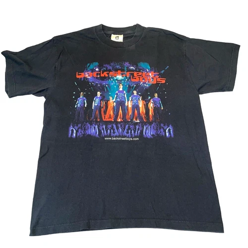 Vintage Backstreet Boys T-Shirt Lg Into the Millennium Tour 1990s vintage concert t-shirt, vintage, single stitch, B+ condition