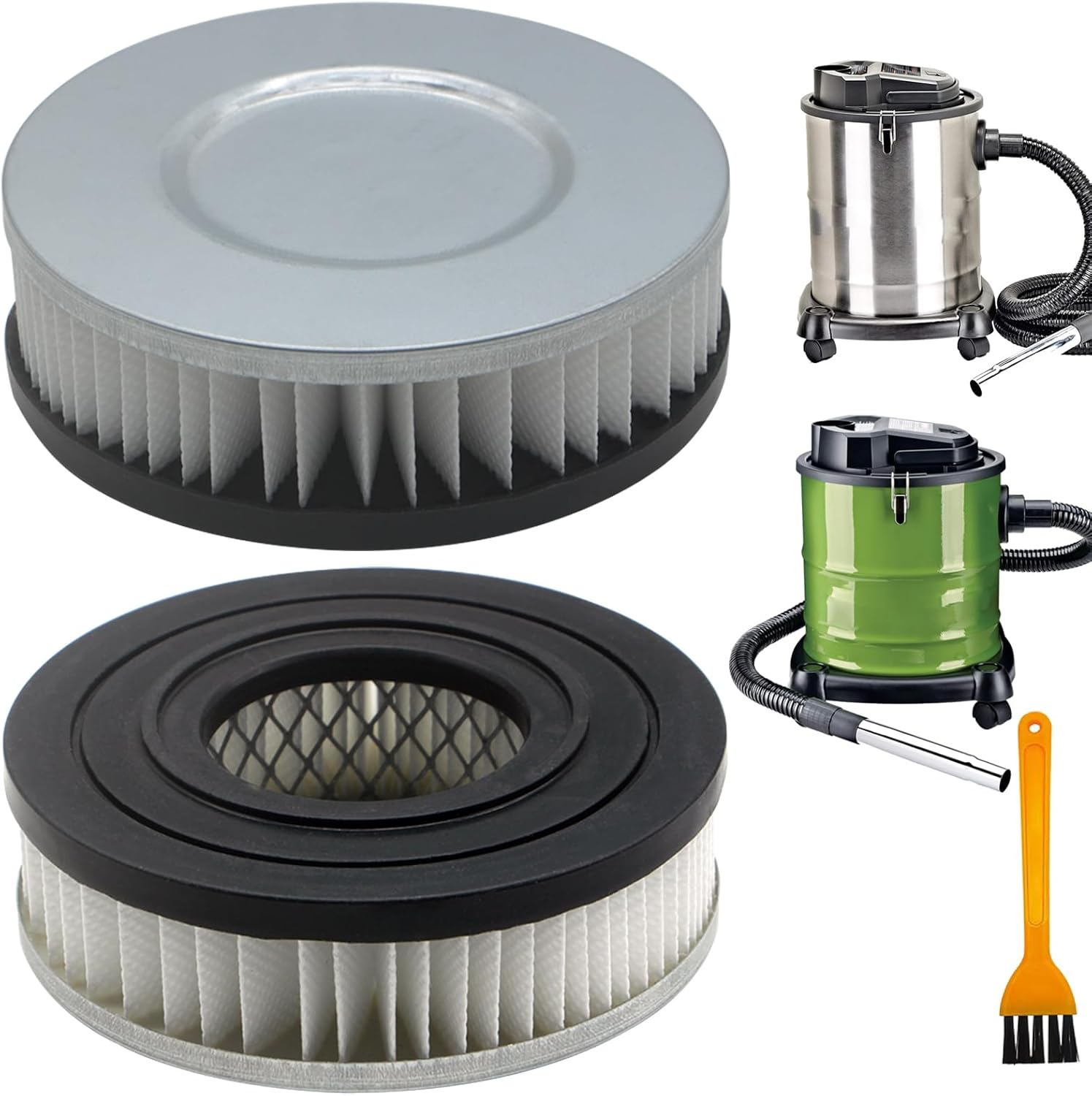 2 Pack HEPA Vacuum Motor Filters for Powersmith PAVC101 10 Amp Replacement