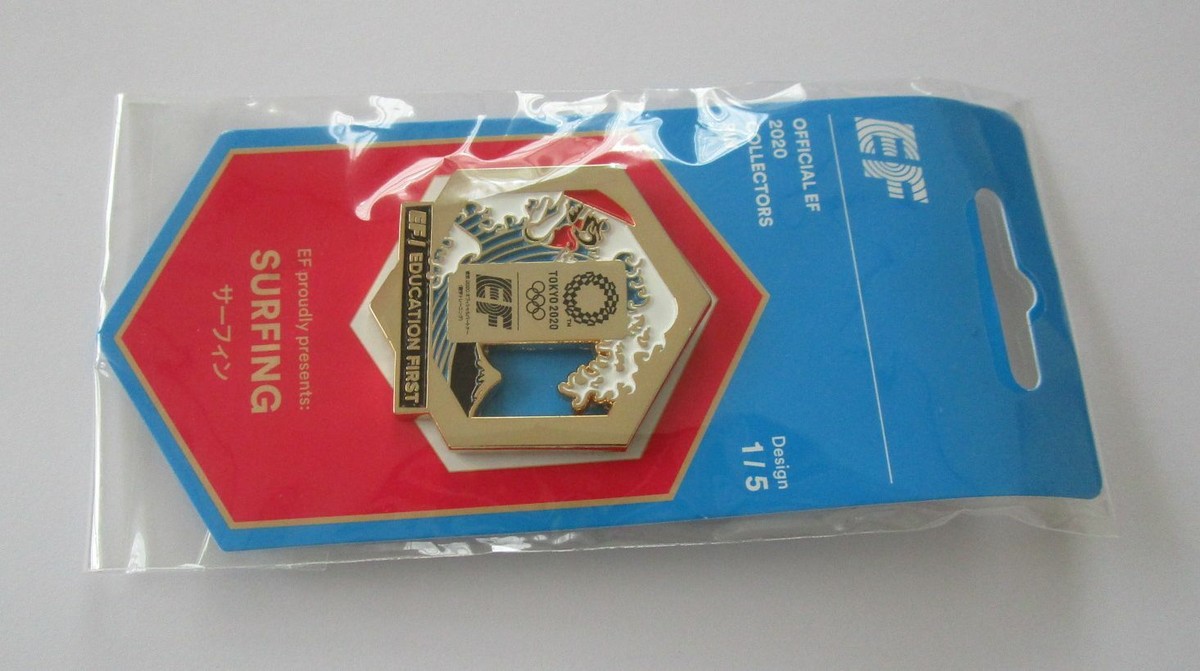 【非売品】Education First 東京オリンピック記念バッジ Tokyo Olympic 2020 Skateboard Education First EF Pin Badge