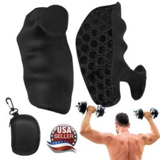 Anti-Slip Workout Grips for Weight Lifting with Breathing Hole Soft Rubber Grips