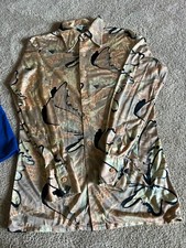 Vintage 70's Men's Huk A Poo Button Long Sleeve Shirt Small 