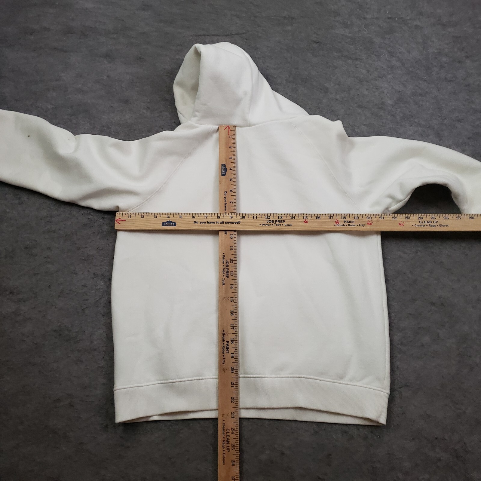 Anime Sweater Womens M Medium White Hoodie Long Sleeve Graphic Pullover Casual image 7
