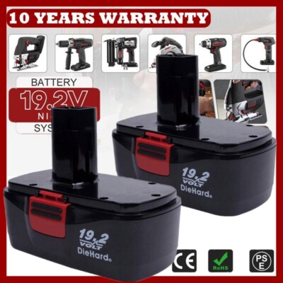 2PACK for Craftsman C3 19.2 Volt NiCad Battery 11375 11376 130279005 130279003