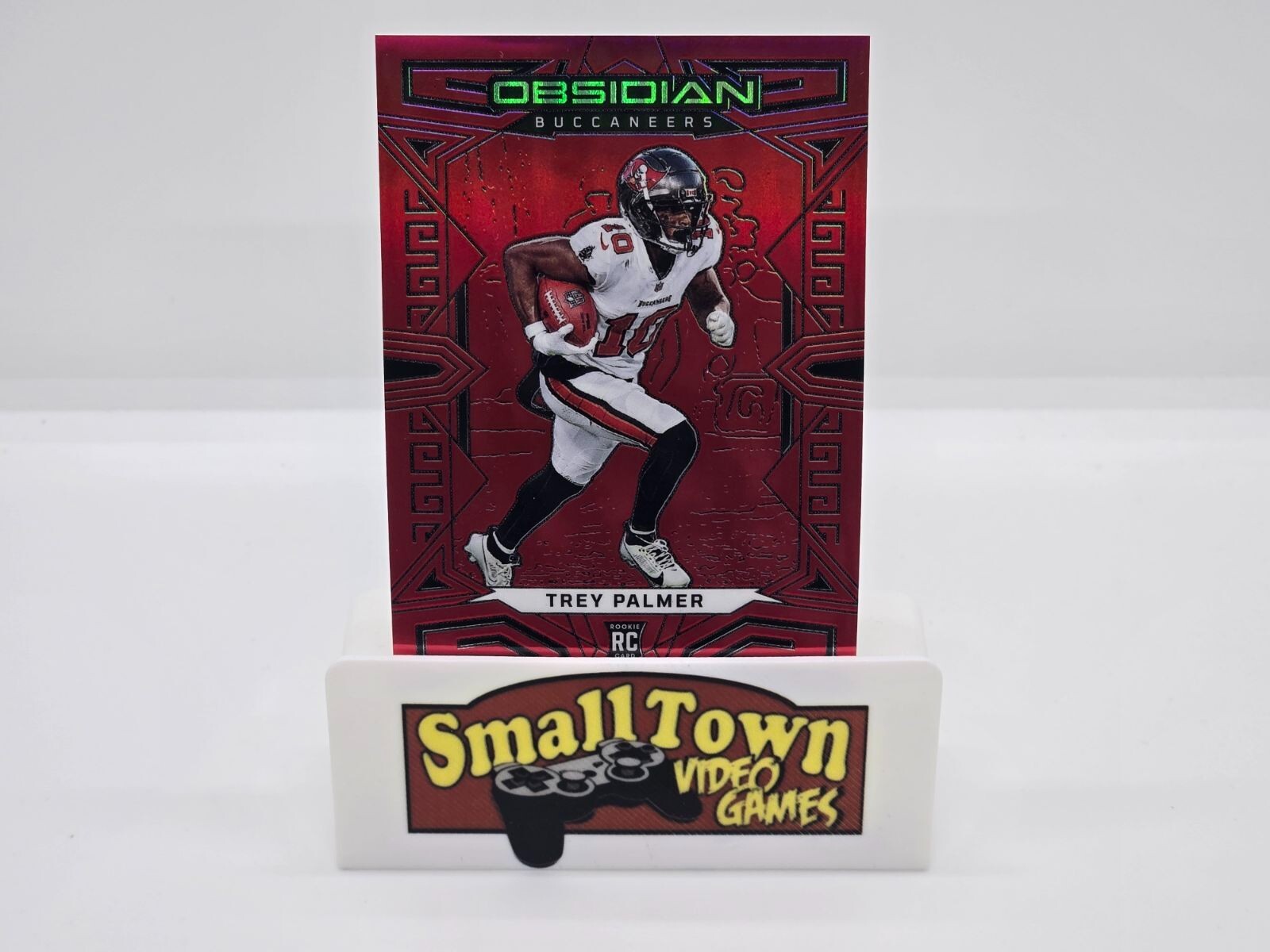 2023 Panini Obsidian Trey PALMER Red Flood /90 Rookie #194 RC Bucs Color Match
