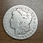 1893-CC $1 Carson City Morgan Silver Dollar - Cleaned, Rim Bumps, Scratches