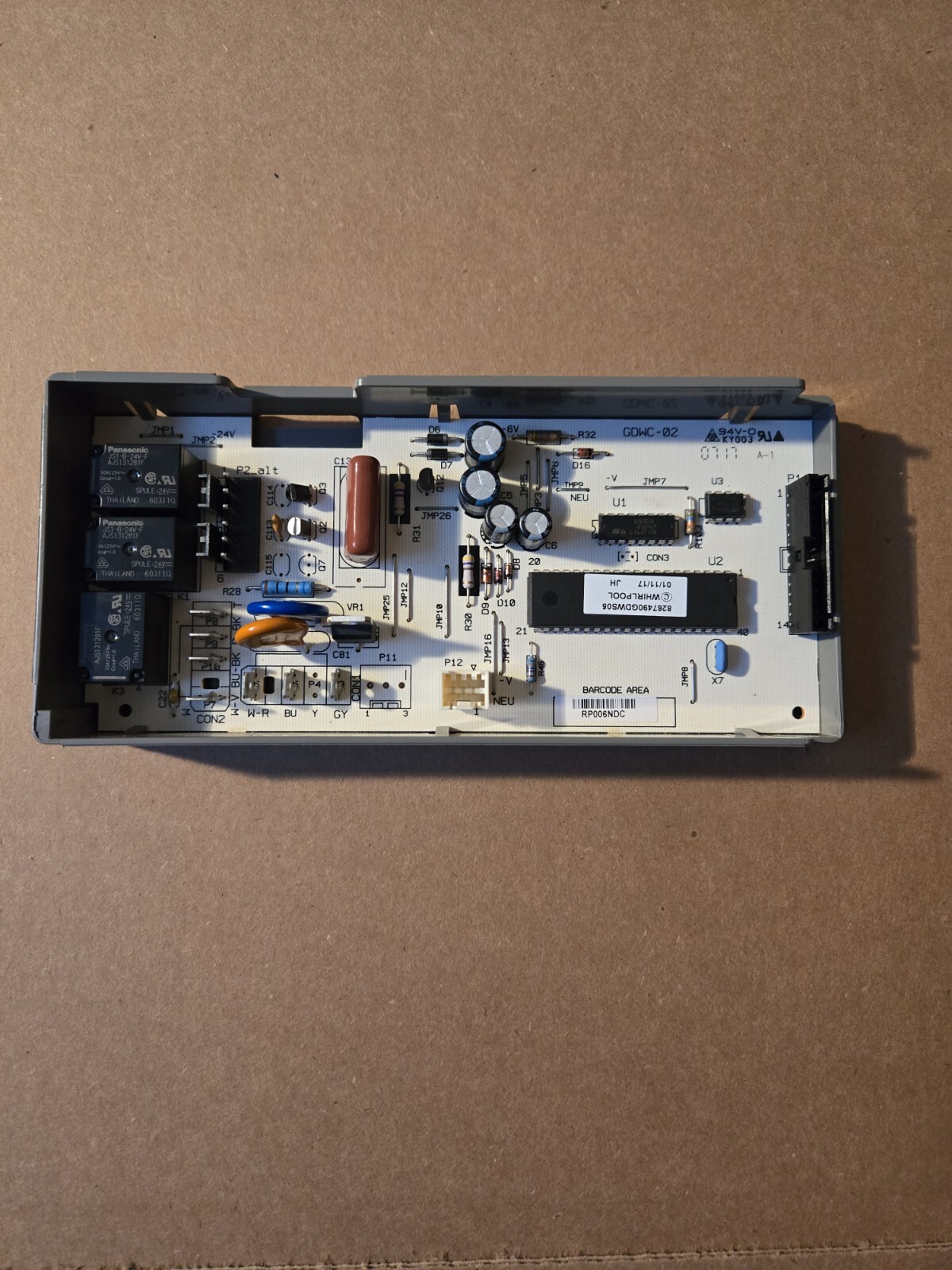 KitchenAid Whirlpool Dishwasher Control Board Replacement Part 8564543-image