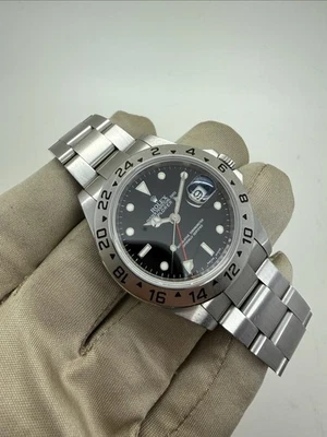 2011 Rolex Explorer II Black Dial Scrambled Random Serial 3186 Mov Rehaut 16570 - Image 1 of 4