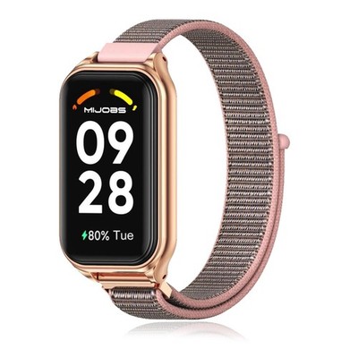 Armband Kompatibel mit Xiaomi Smart Band 8 Active/Redmi Smart Band 2, Nylon E...