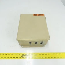 Hoffman 12" x 10" x 5" Wall Mount Electrical Enclosure Type 12,13 W/ Backplate