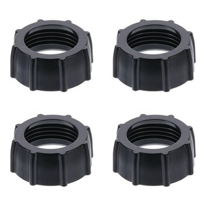 4 PCS Pièces de rechange de support téléphonique de voiture, écrou de serrage pour petit, noir