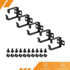 5 Set Server Rack Cable Management D Ring Hooks Wire Organizer Vertical
