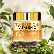 Turmeric Vitamin C Face Cream Collagen Hyaluronic Acid Firming Moisturiser