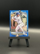 2025 Bowman Chrome Draft Mega #BDC-185 Josh Hammond BLUE Mojo Refractor /150 KC