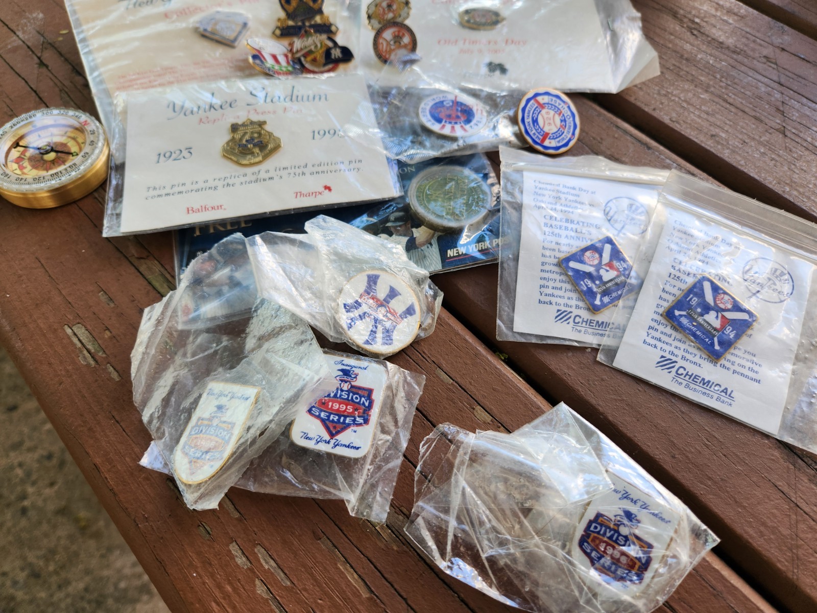 Yankees Collectible Sports Memorabilia Pins