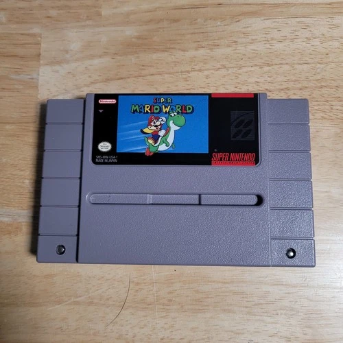 Super Mario World SNES Super Nintendo Entertainment System, 1991 - Tested