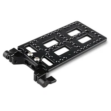 CAMVATE Multi-Purpose Mounting Cheese Plate for V Lock Mount Power Splitter -...