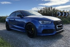 2015 Automatic Audi S3 Saloon Stage 2 In Sepang Blue With Ghost Immobiliser