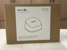 New EERO 6 Plus Dual Band Mesh Wi-Fi Router Up To 1 Gbps 1,500 Sq Ft - White