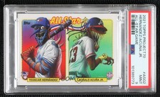 2021 Project 70 Teoscar Hernandez Ronald Acuna Jr Alex Pardee PSA 9 MINT 0hj7