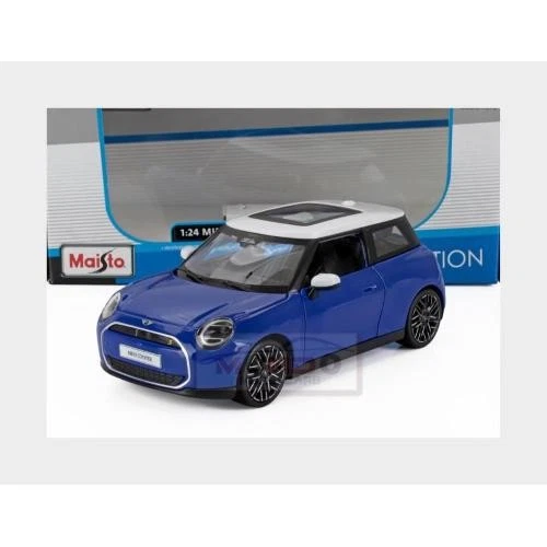 1:24 MAISTO Mini Cooper Se (J01) 2024 Blue White MI32926BL - Immagine 2 di 2