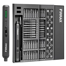 Mini Electric Screwdriver Set, 76-in-1 Small Electric Precision Screwdriver C...