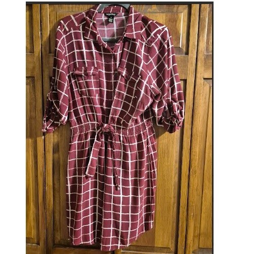 Millenium Short Button Tab Sleeve Casual  Elastic… - image 1