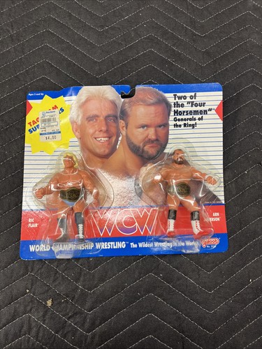 WCW GALOOB 1990 RICK FLAIR & ARN ANDERSON Tag Team...