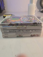Wii Game Lot of 5: 101 in 1 Party Megamix Petz Dogz 2 Dancing with the Stars Gam