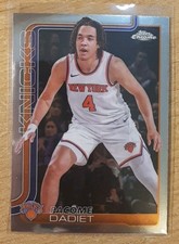 2025-26 TOPPS CHROME PACOME DADIET #111 NEW YORK KNICKS