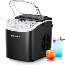 EUHOMY Countertop Ice Maker Machine