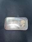 Vintage President Lyndon B Johnson 1 Troy Oz .999 Fine Silver Bar