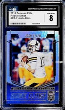 2018 Panini Donruss Elite Rookie Elitist #RE-2 Josh Allen Buffalo Bills RC CGC 8