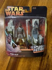 Hasbro Star Wars Revenge Of The Sith Stass Allie Action Figure W/ Barc Speeder