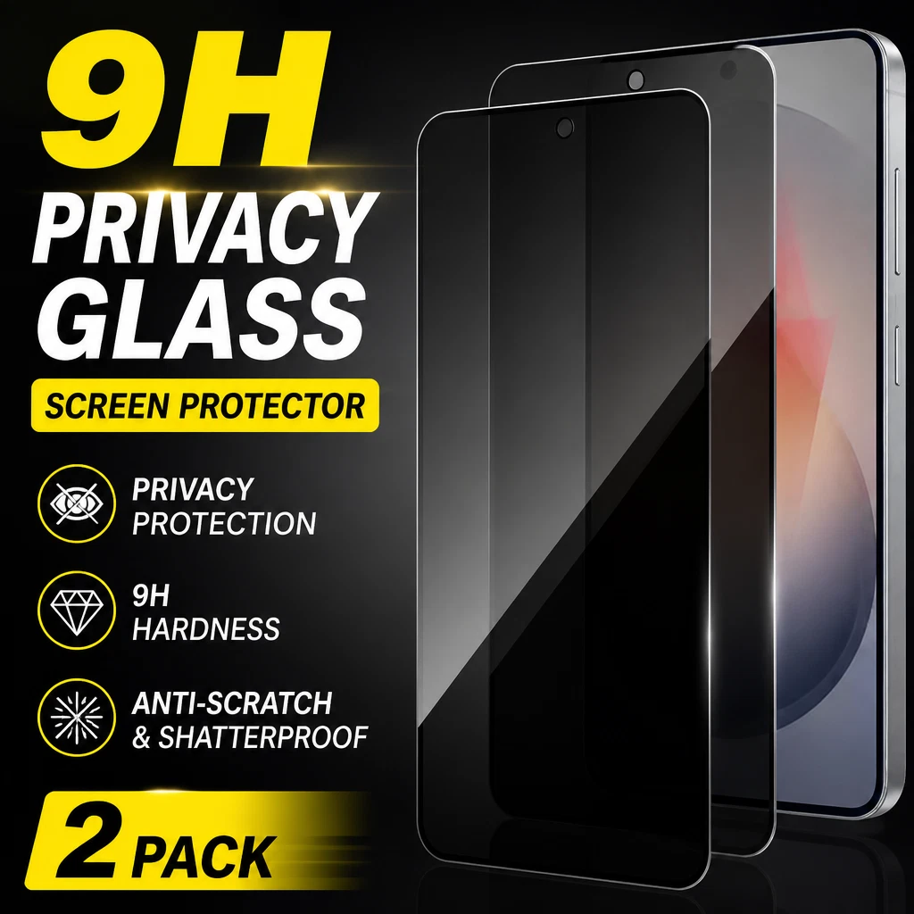 MAXSHIELD For Samsung S25 S24 S23 S26 Plus Ultra Privacy Glass Screen Protector