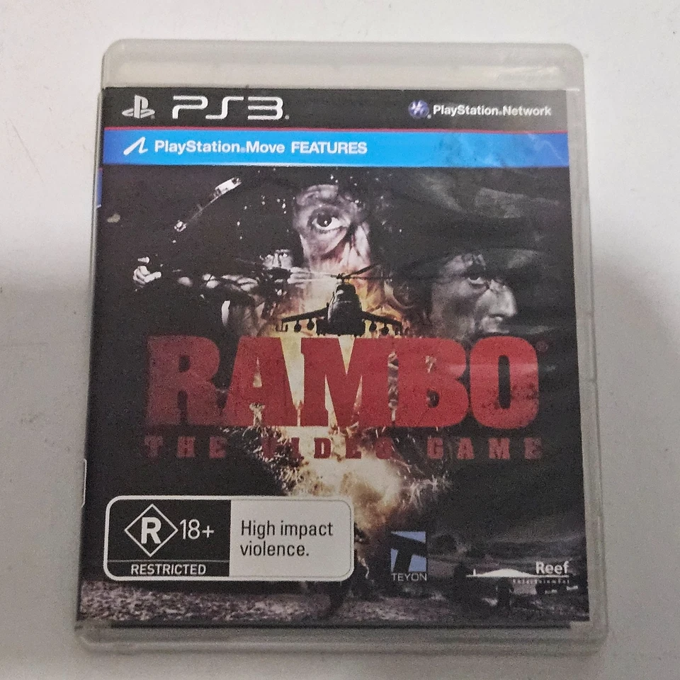 Rambo - The Video Game - PS3 - PAL - Complete -Tested & Working - Image 2 of 4