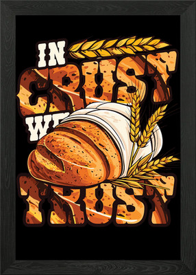 Brot Backen Bäckerei Gerahmtes Wandbild Poster Leinwanddruck Bild