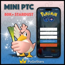 Pokémon PTC Go - Shiny Farfetch'd Kanto - 80K Stardust✨Read Description✨