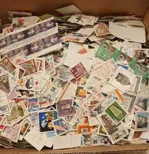 300 deutsche Briefmarken ohne Papier alle gestempelt Fundgrube f&uuml;r Plattenfehler