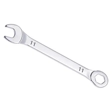 Combination Wrench 11mm Metric Box Open End 6-Point 15-Degree Offset Double End