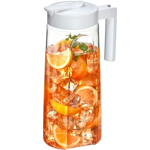 - Slim - Tritan Pitcher (64 oz), Unbreakable Plastic Water Pitcher with Lid, ...