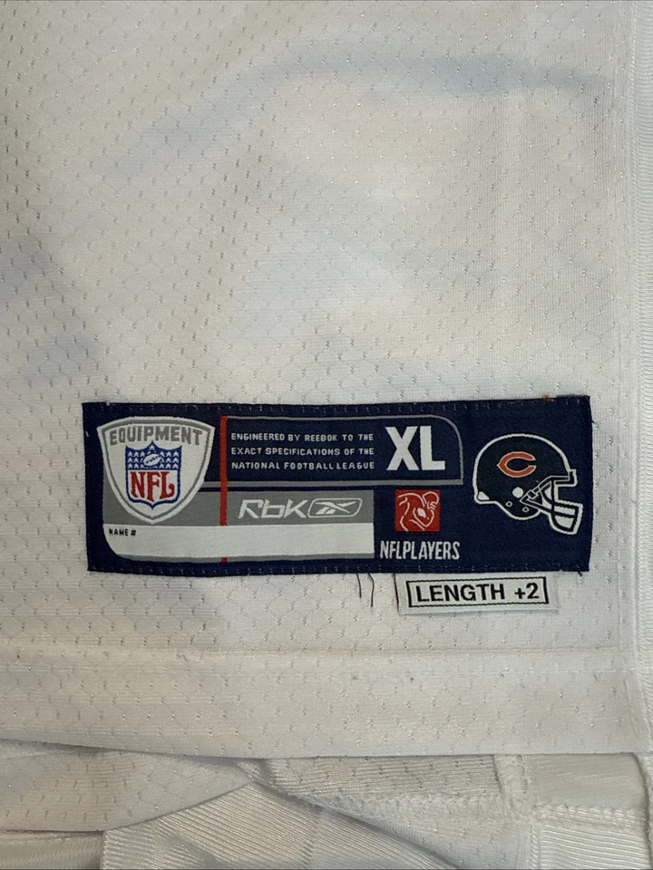 VINTAGE REEBOK DEVIN HESTER #23 CHICAGO BEARS NFL JERSEY XL White GSH - Image 3 of 4